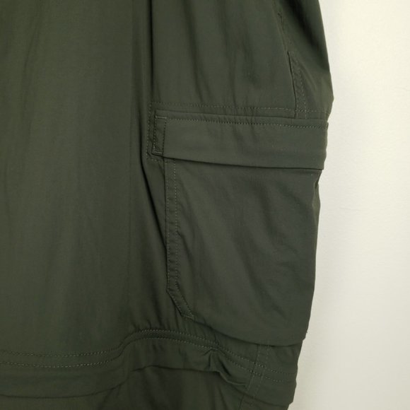 REI Co-op Sahara Women's Convertible Pants Green Outdoor Hiking Lightweight 20W - Picture 5 of 10